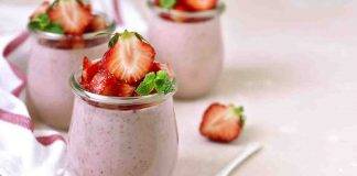 Mousse fredda alle fragole