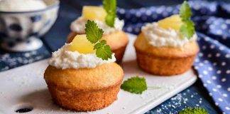 Muffin yogurt e ananas FOTO ricettasprint
