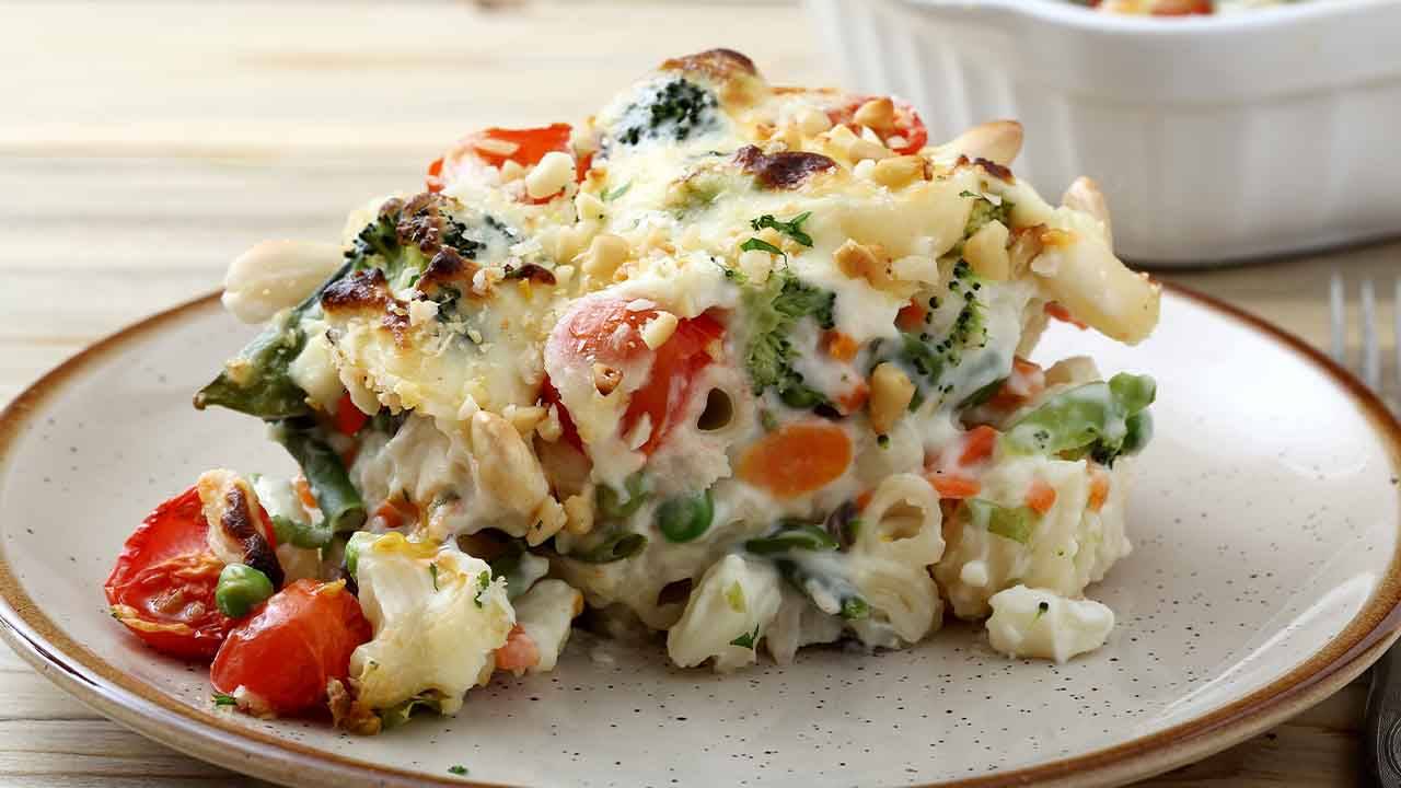 Pasta al forno vegetariana