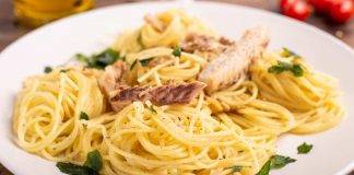 Pasta con sgombro e limone - ricettasprint