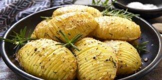 Patate hasselback