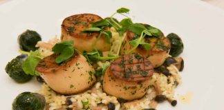 Risotto con capesante e porcini FOTO ricettasprint (1)