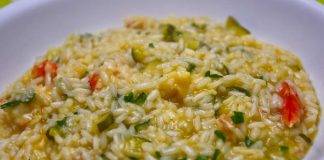 Risotto con verdure al microonde - ricettasprint