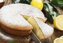 Torta 12 cucchiai al limone soffice | Un dolce senza burro e senza latte Torta 12 cucchiai al limone soffice