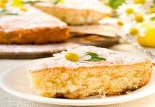 Torta margherita vegetariana