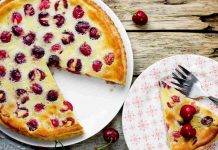 Torta ricotta mele e amarene - ricettasprint
