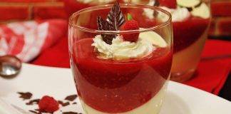 panna cotta con gelatina di lamponi ricettasprint