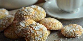 Biscotti al cocco e limone senza uova