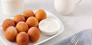 Bomboloni fritti con formaggio