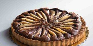 Crostata pere e cioccolato con ricotta