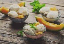 Gelato al melone senza gelatiera
