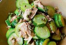 Zucchine saporite al tonno | fresco antipasto estivo molto mediterraneo
