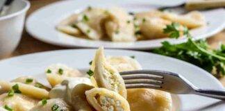 Ravioli con ripieno di patate e formaggio FOTO ricettasprint