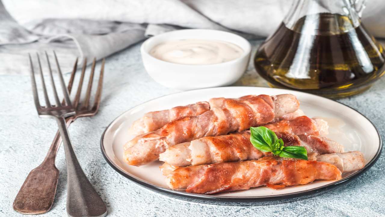 Salsicce con pancetta