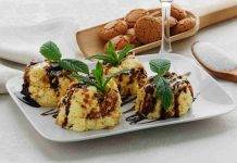 Semifreddo di mascarpone amaretti e cioccolato FOTO ricettasprint