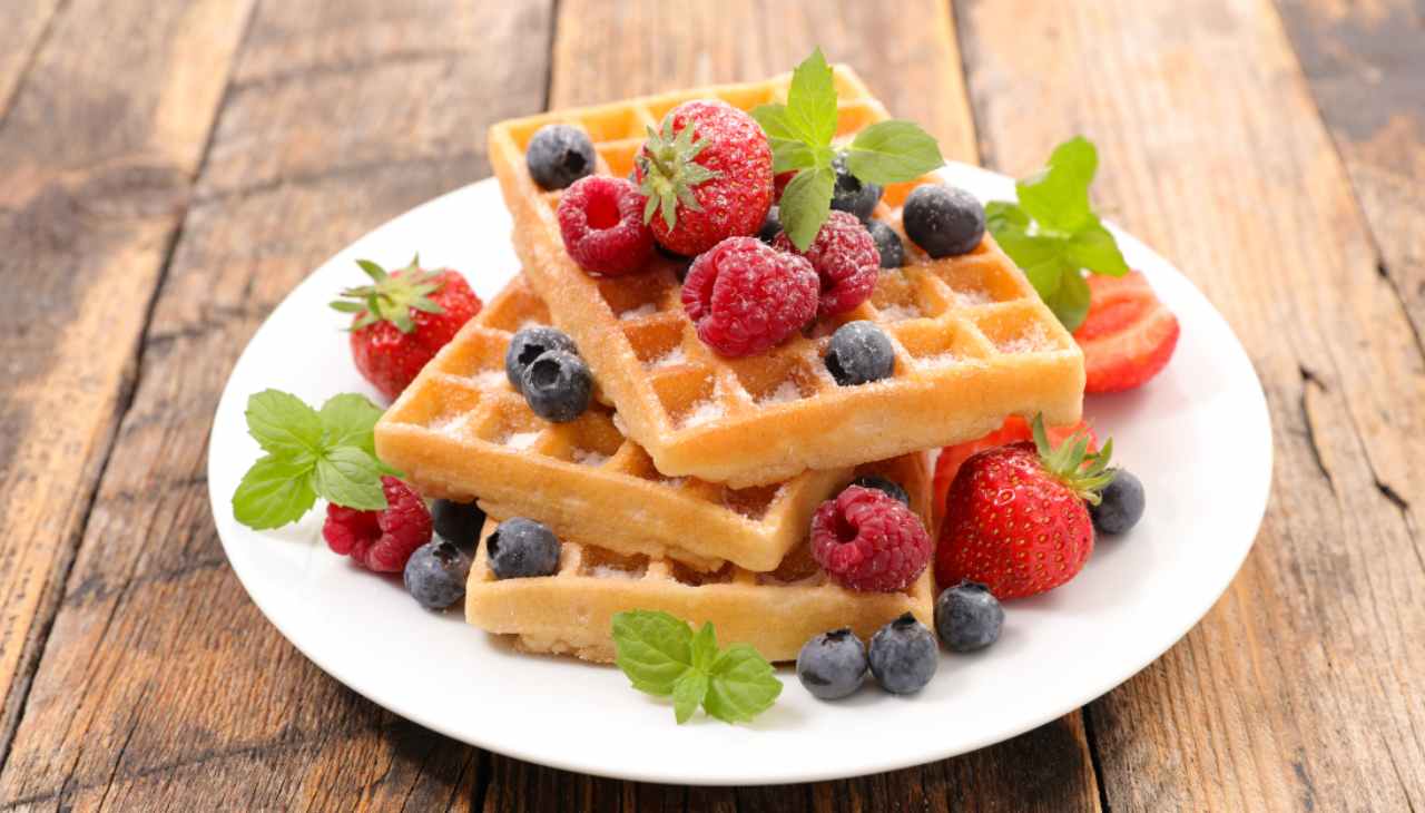 Waffle allo yogurt - ricetta sprint