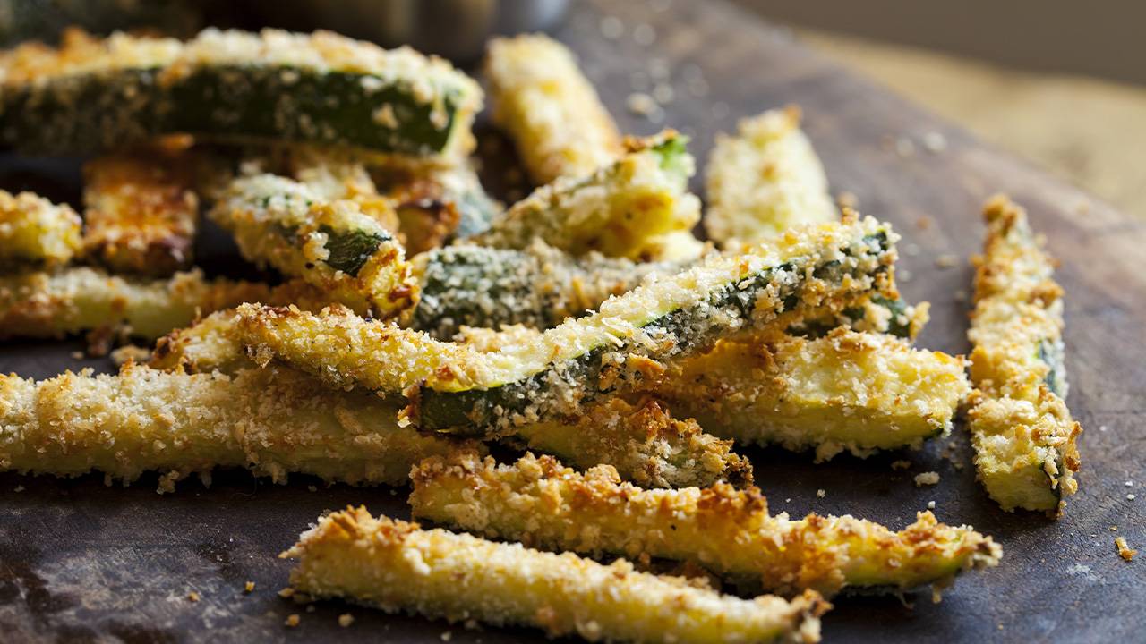 Bastoncini di zucchine fritti,