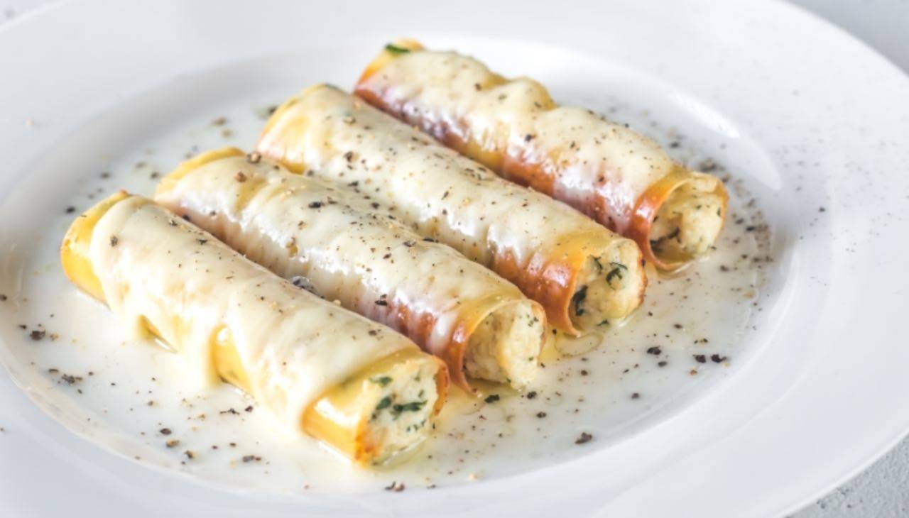 Cannelloni ricotta mortadella prezzemolo - ricettasprint