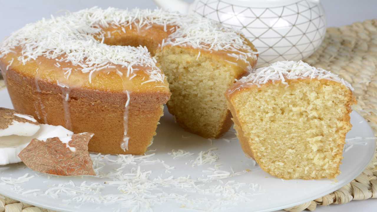 Ciambella al cocco e limone