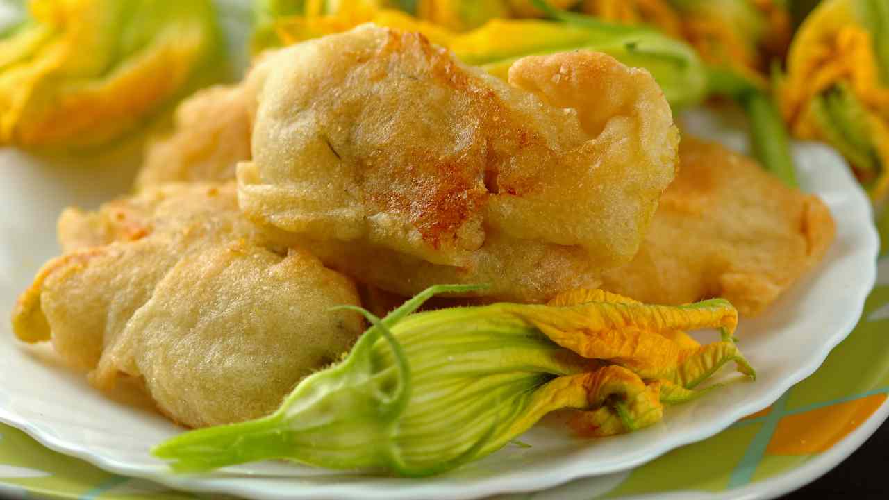 Frittelle di fiori di zucca