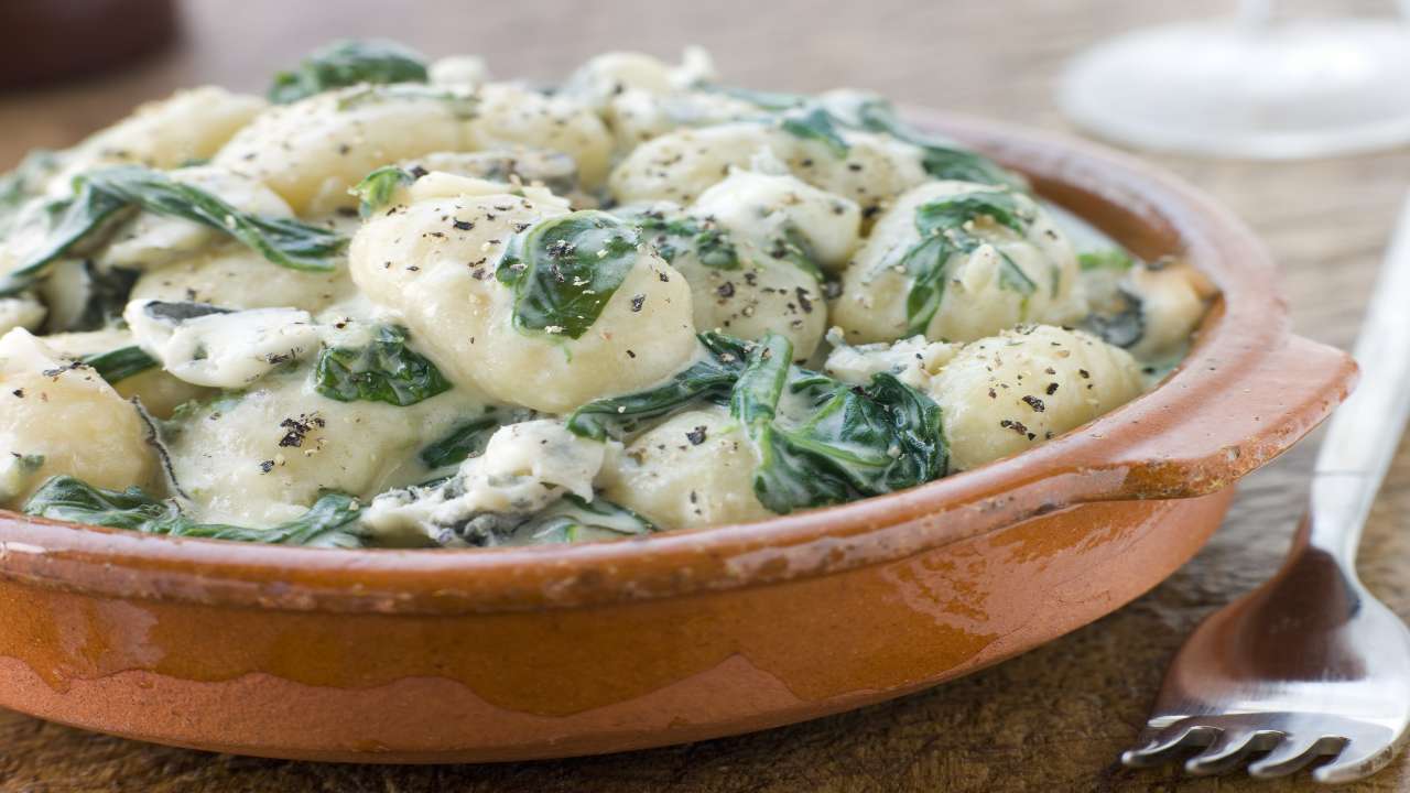 Gnocchi di pane con gorgonzola