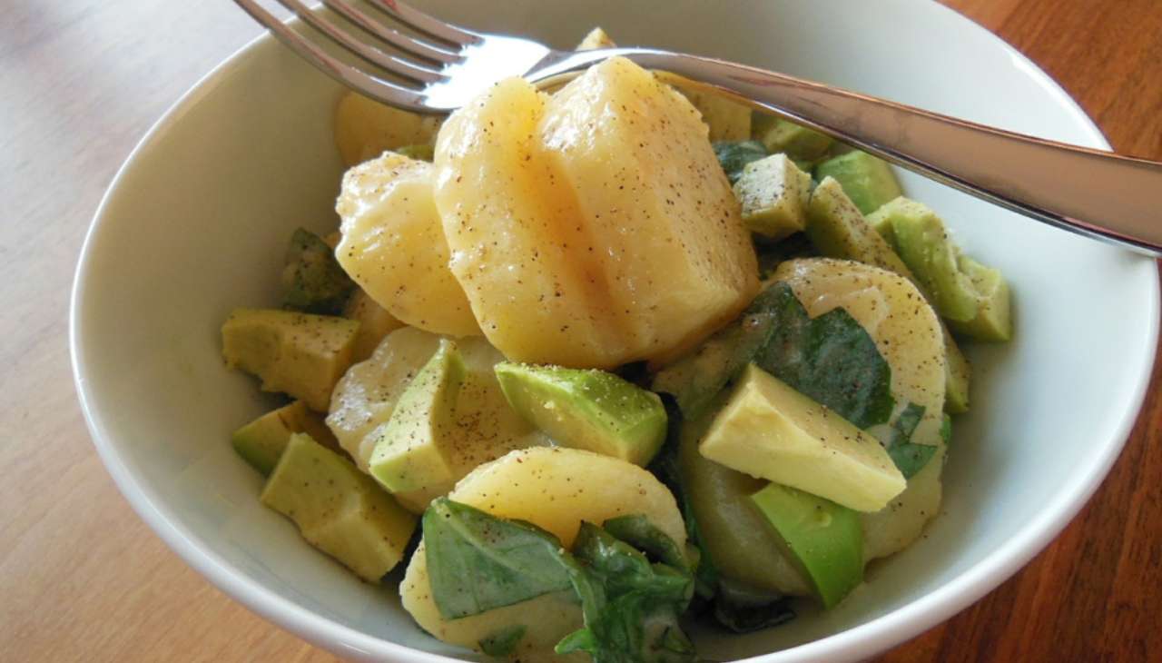 Insalata patate zucchine paprika - ricetta sprint