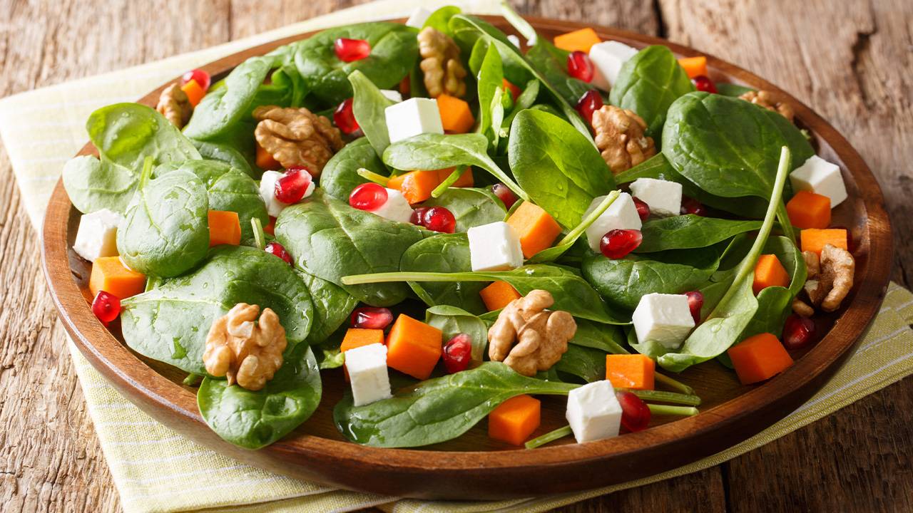 Insalata di zucca e feta