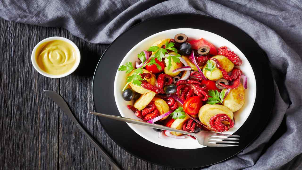 Insalata pantesca con polipetti