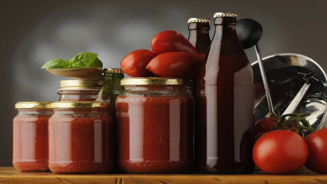 Passata di pomodoro con basilico