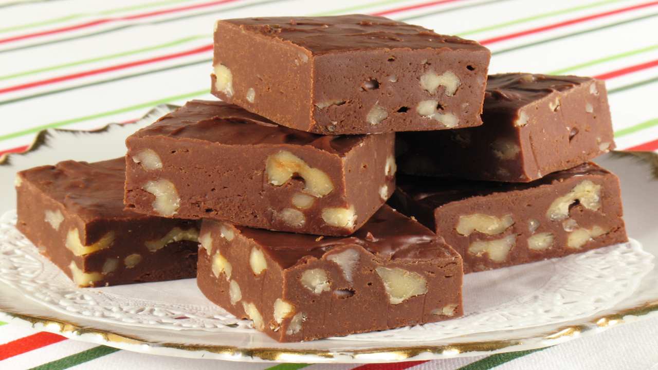 Quadrotti noci e cioccolato fondente