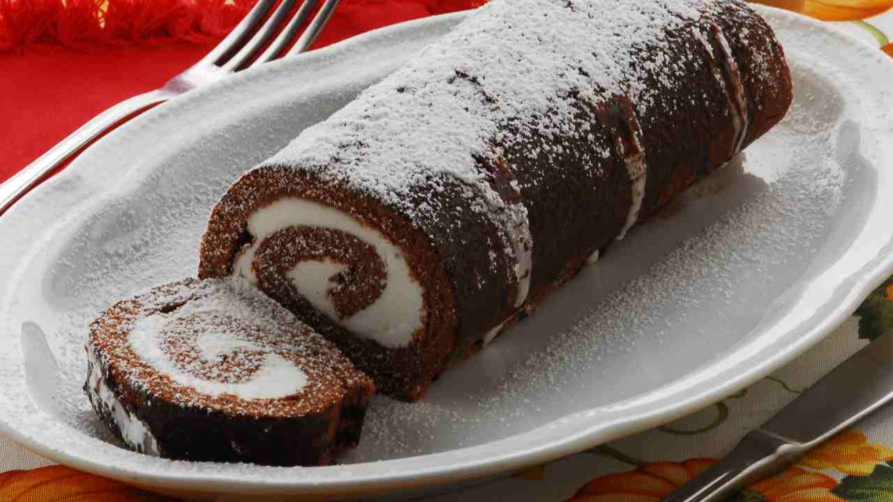 Rotolo di Nutella e mandorle ricettasprint