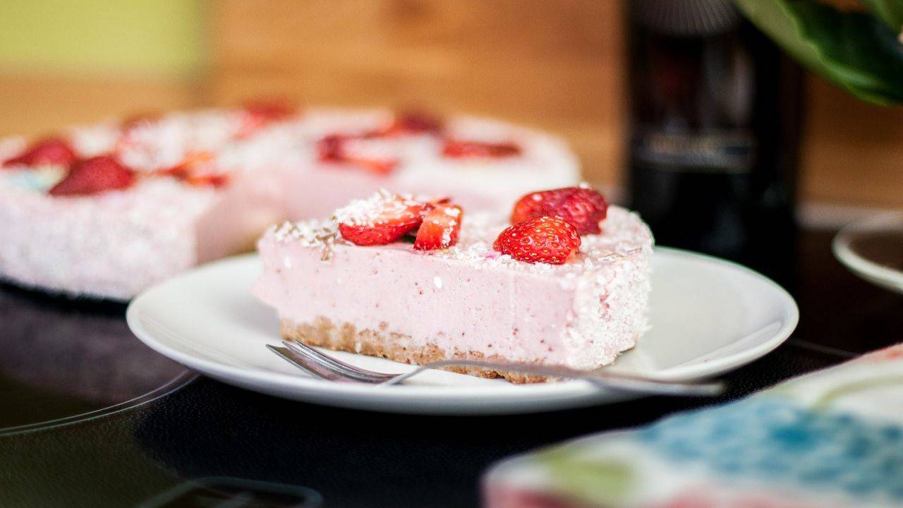 Semifreddo fragole e ricotta