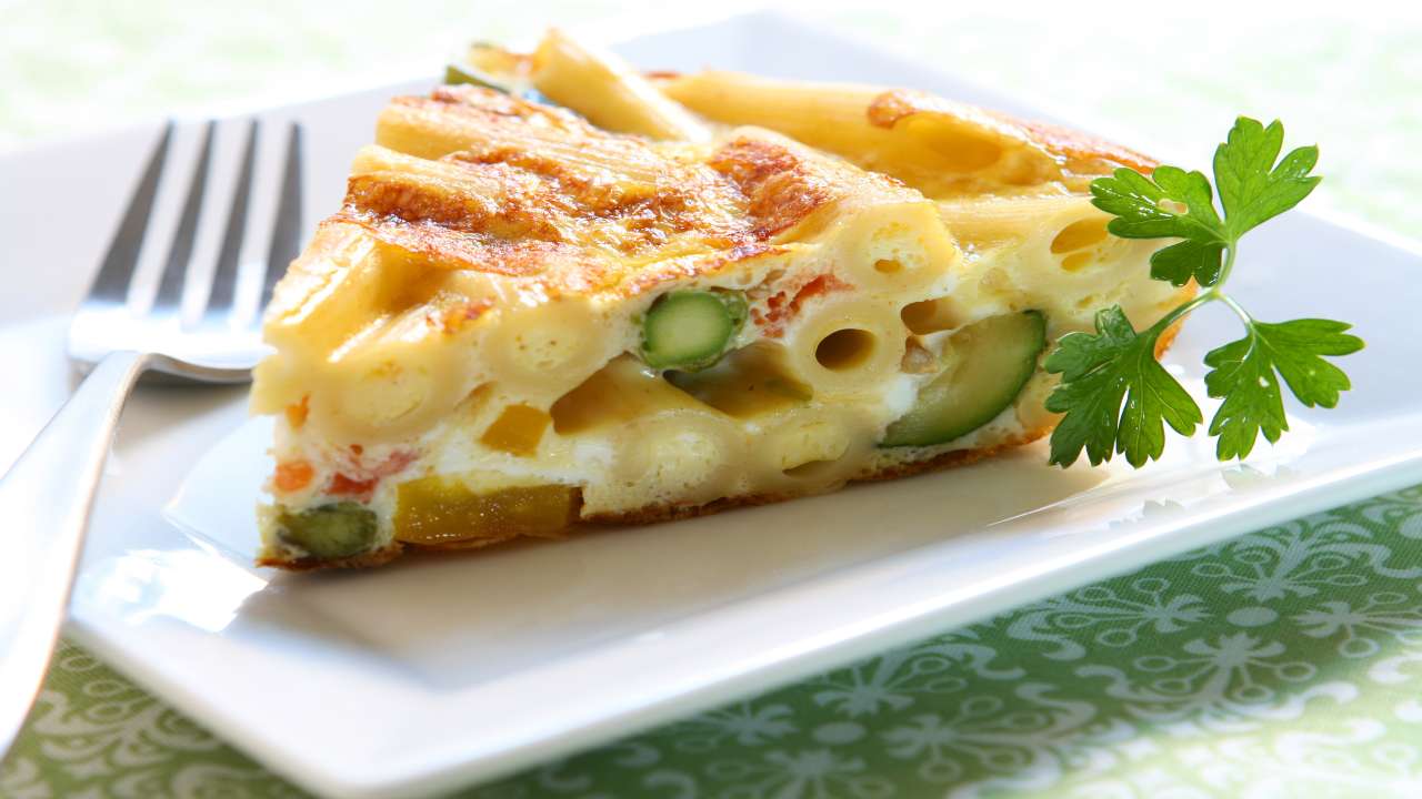 Timballo di pasta con zucchine