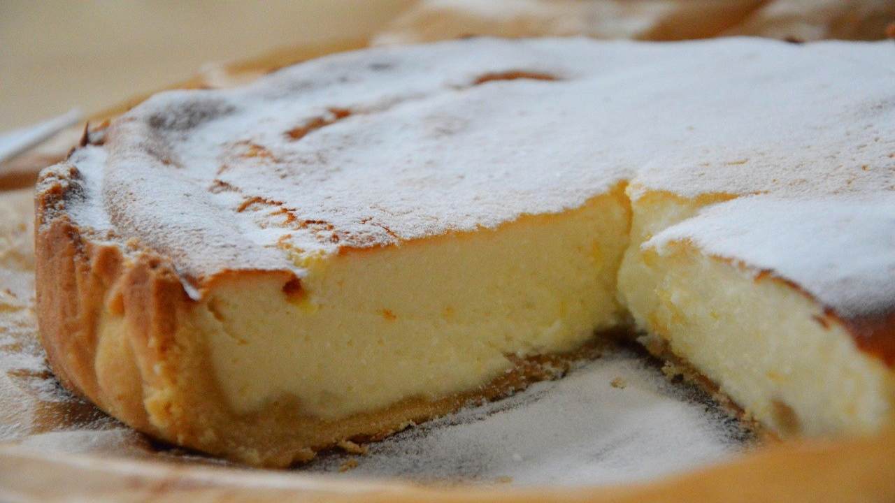 Torta al riso con arancia