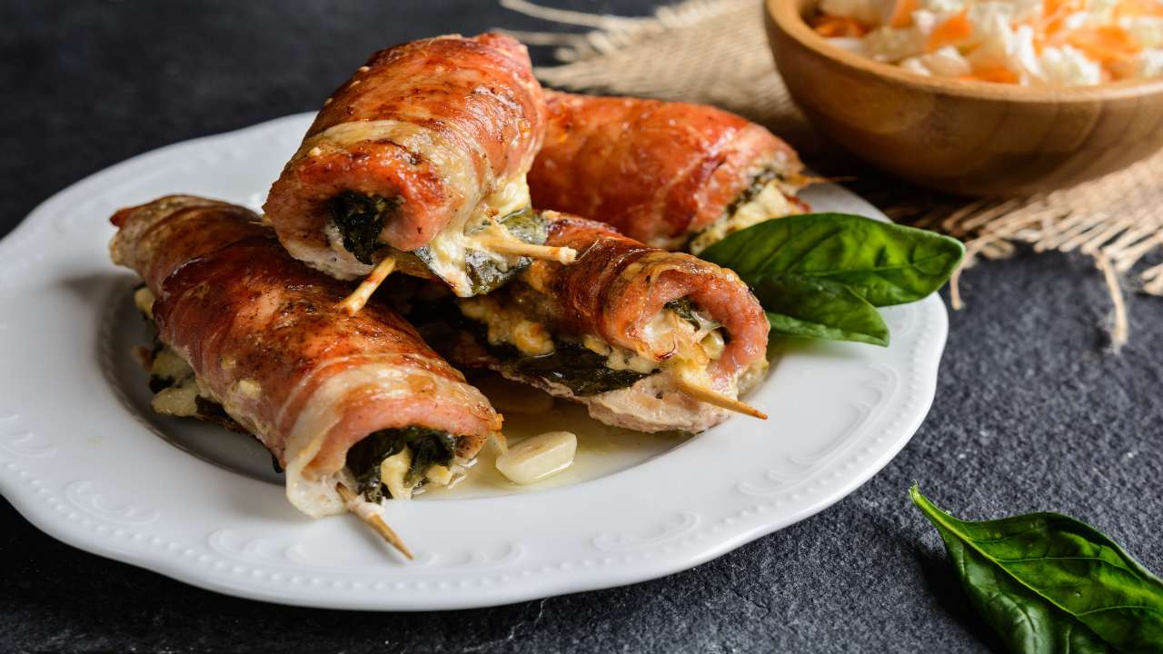 Involtini di carne ripiena