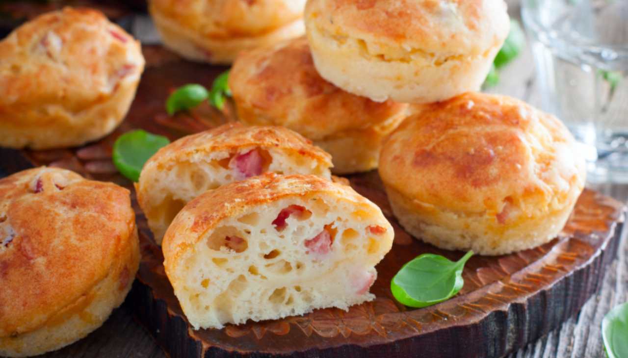 muffin prosciutto cotto finger food salati