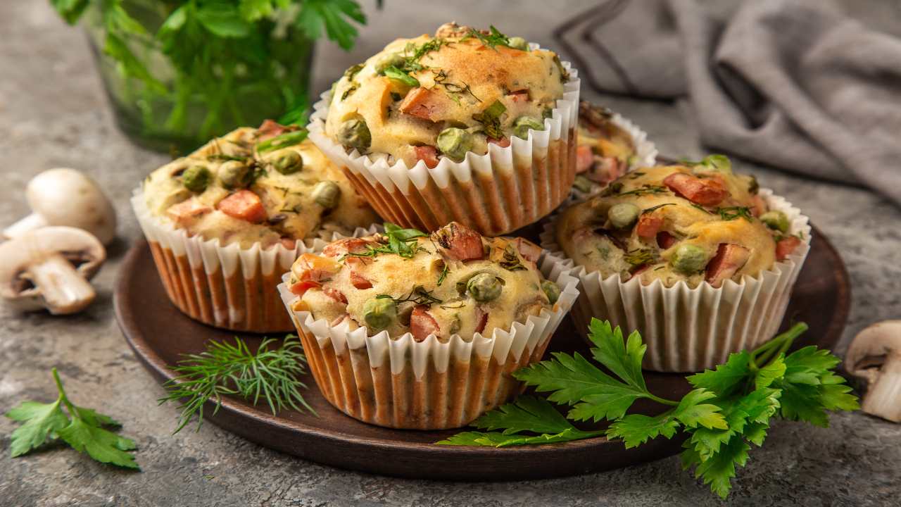 Muffin con verdure