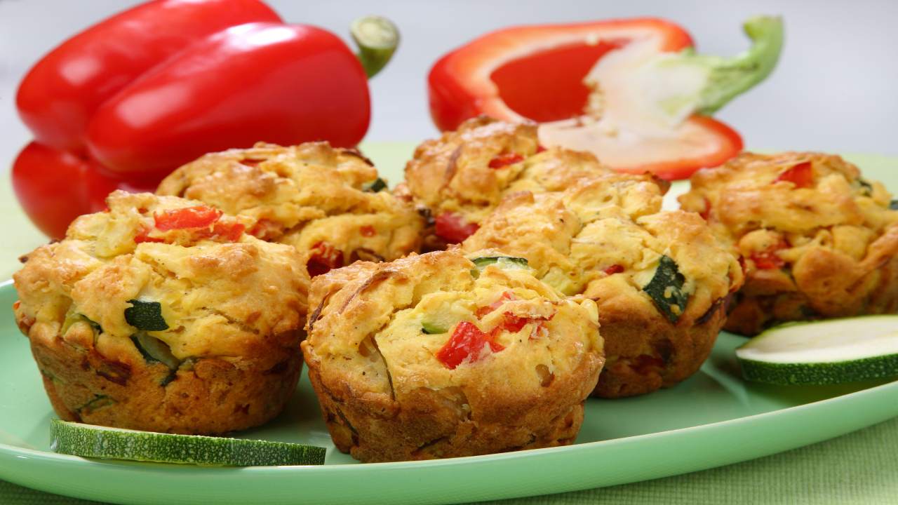 Muffin con verdure