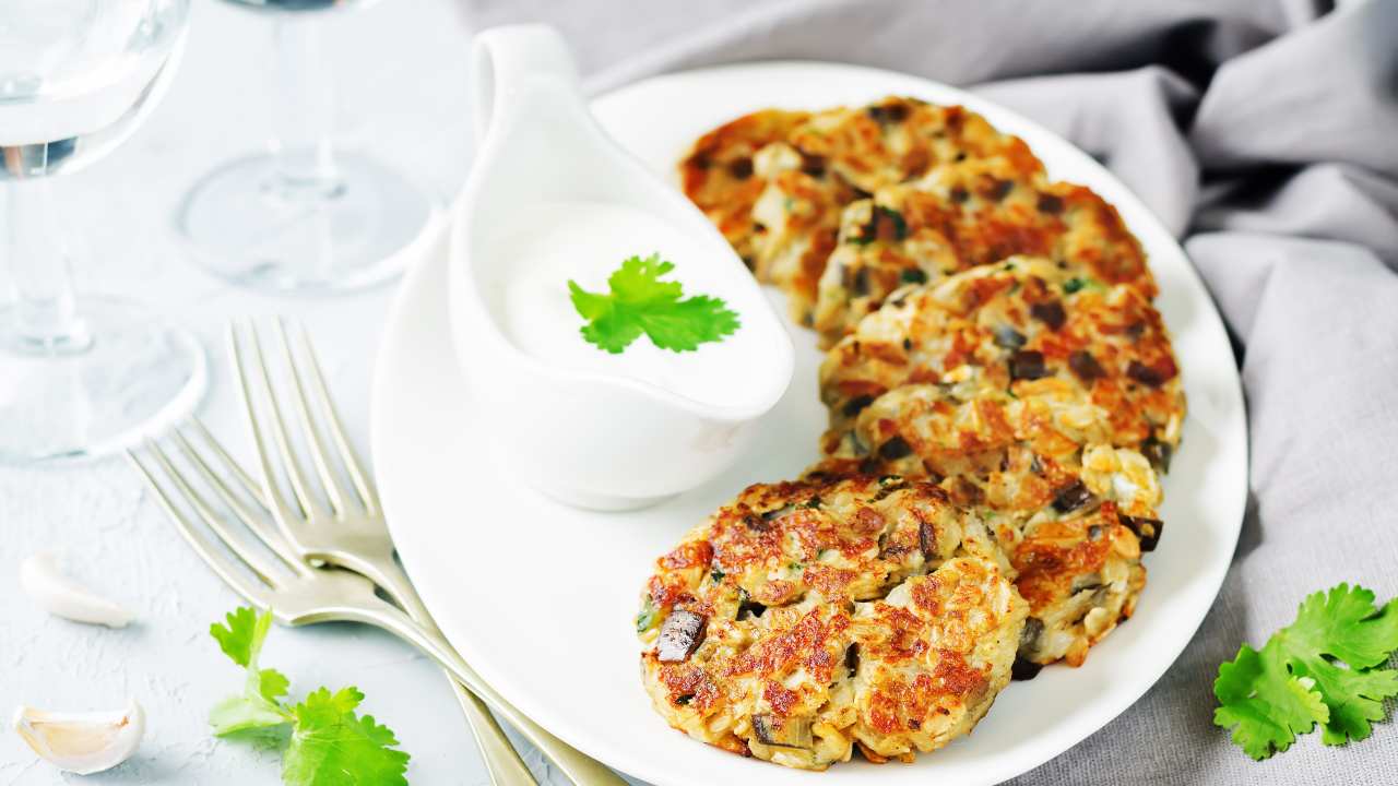 Frittelle di melanzane e patate