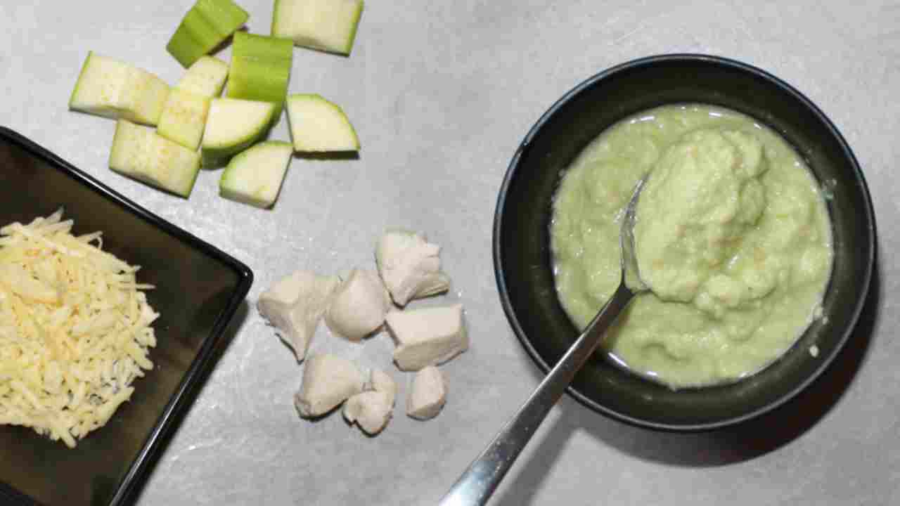 vellutata di zucchine con formaggio