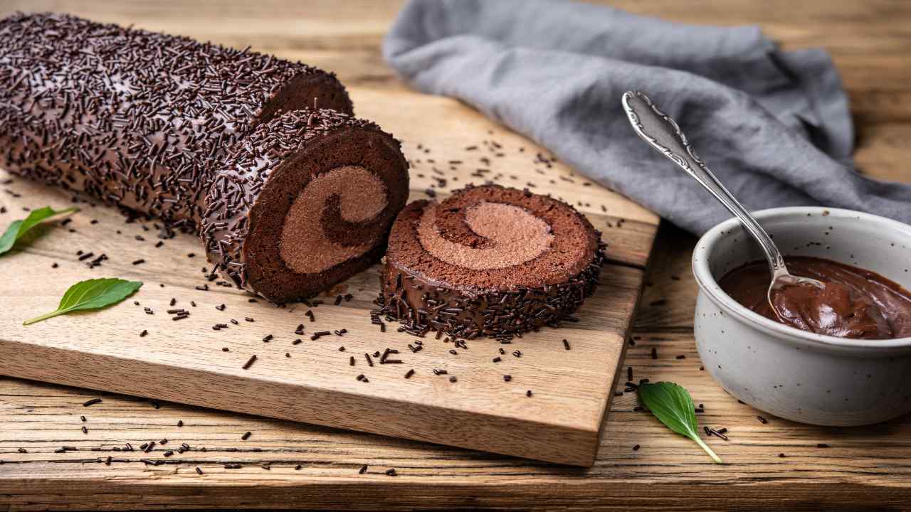 Rotolo al cioccolato