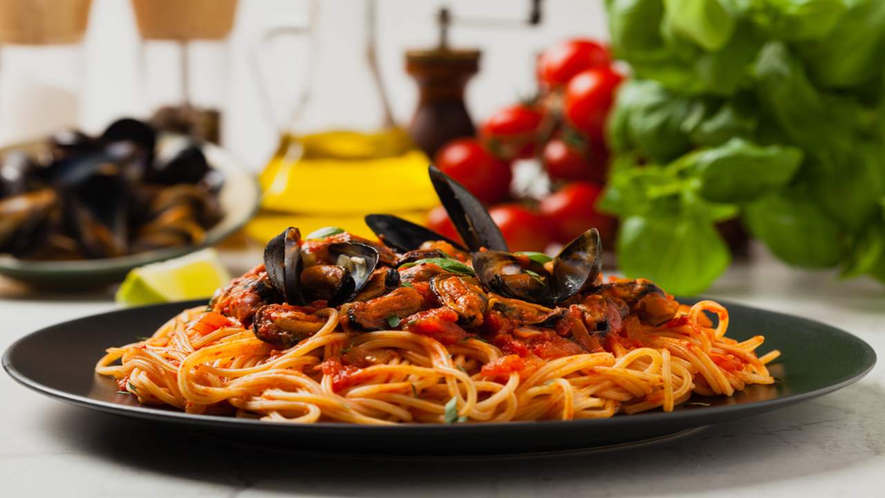 Pasta con le cozze