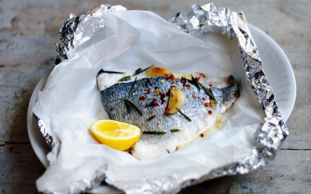 Pesce al forno FOTO ricettasprint