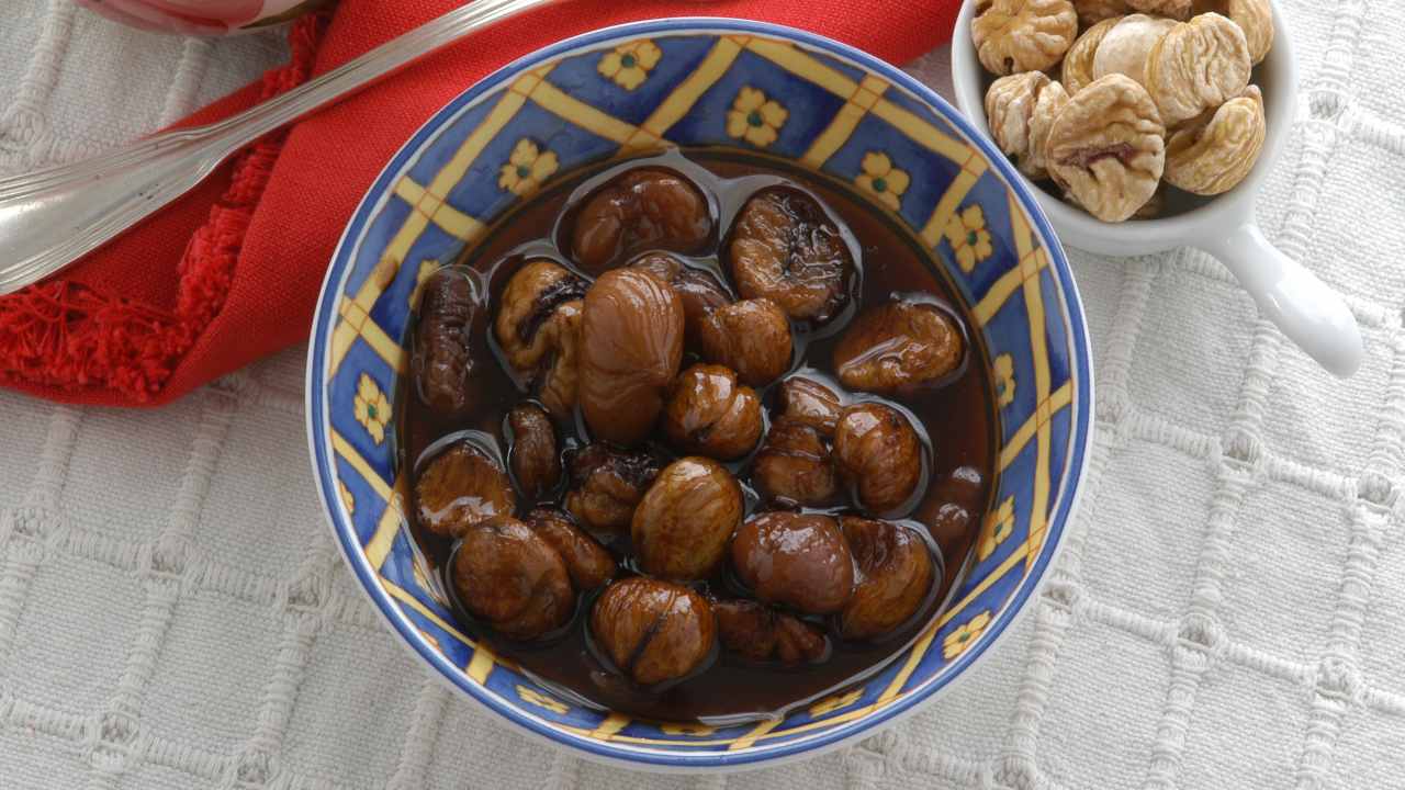 Castagne sciroppate