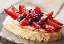 Dacquoise tartelletta frutti bosco