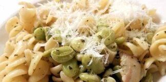 Fusilli fave guanciale origano e parmigiano ricettasprint