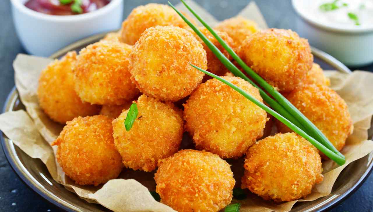 palline formaggio finger food