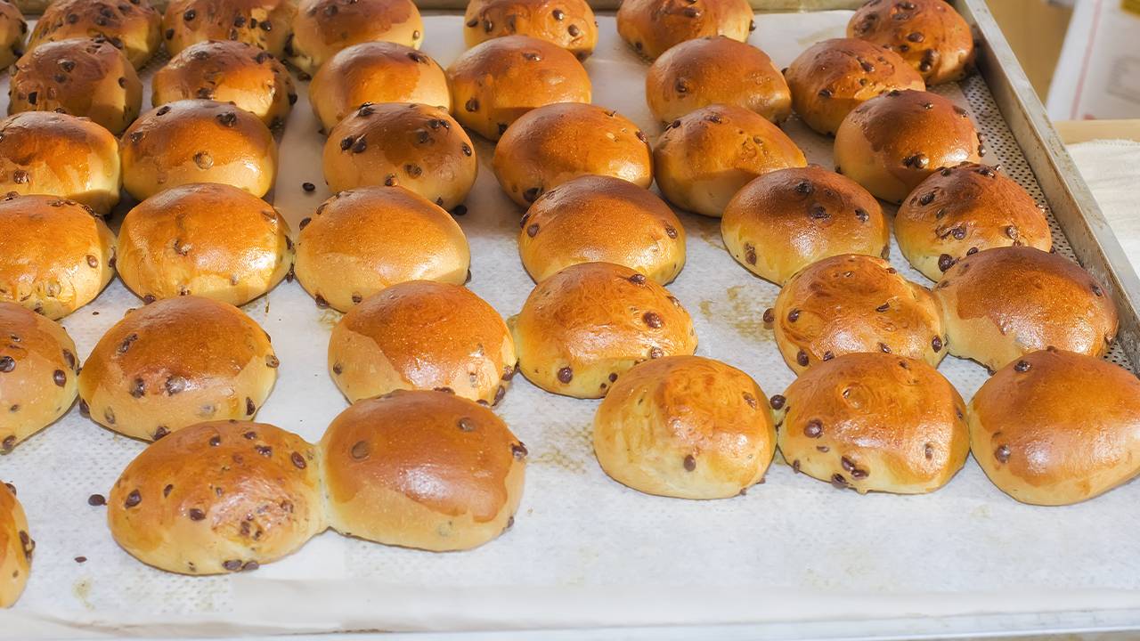 panini alla zucca con gocce di cioccolato