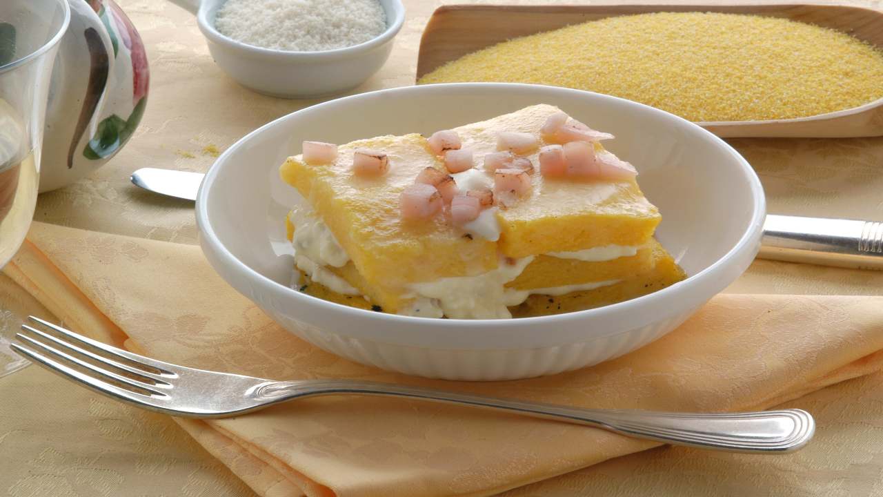 Polenta con lardo