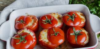 pomodori al forno con panna light